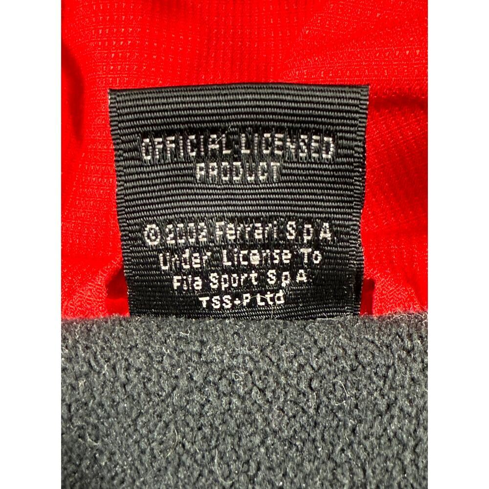 Ferrari Vintage 2002 men’s hooded full zip Racing Jacket Size L - Picture 16 of 16